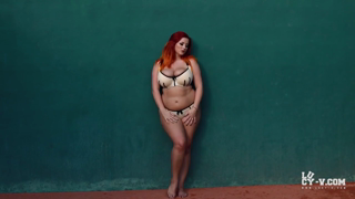 Redhead model with big tits lucy vixen collett naked workout.mp4
