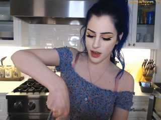 Kati3kat may 12 2019 kitchen cooking bread butt plug fi - CamWhores.mp4