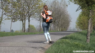Kizzy Sixx ClubSeventeen.com Hot hitchhiker gets pounded 27.08.2018.mp4