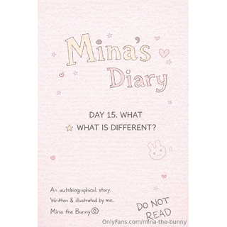 Mina’s Diary  Day 15 — WHAT WHAT IS DIFFERENT.An autobiographical story.Written & illustrated by.jpg