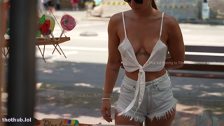 Solo - LQ - Braless In My White Skimpy Top.mkv