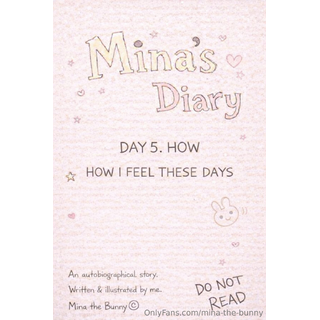 Mina’s Diary  Day 5 — HOWHow I feel these days💗.An autobiographical story.Written & illustrated b.jpg
