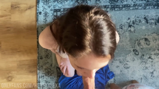 Deep Throat Blowjob And Footjob With Cum On Feet 🥵💦 [68d98aeb85bc9].mp4