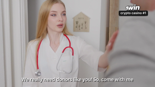 The nurse used her mouth and pussy to collect donor sperm ⧸ Dolly Rud-(1080p30).mp4