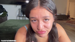 Pigtailed Teen Amira Mae Sloppy Deepthroat Face Fuck And Eats Ass 4K.mp4
