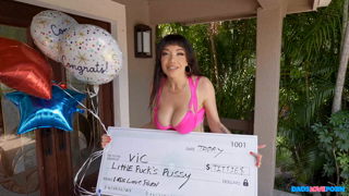 Little Puck - Vic Hammer - DadsLovePorn - Lucky Dad Wins Little Puck’s Pussy 1080p.mp4