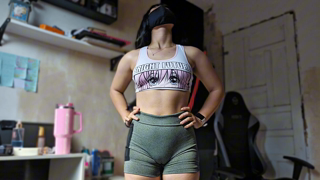 Xuxuzinha VLOG Clipto AI video downloader_Vlog- Body warm-up before Yoga _rotine_ _flexibility body_ _Legging_🧘_♀️✨️.mp4
