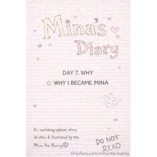 Mina’s Diary  Day 7 — WHYWHY I BECAME MINA.An autobiographical story.Written & illustrated by me..jpg